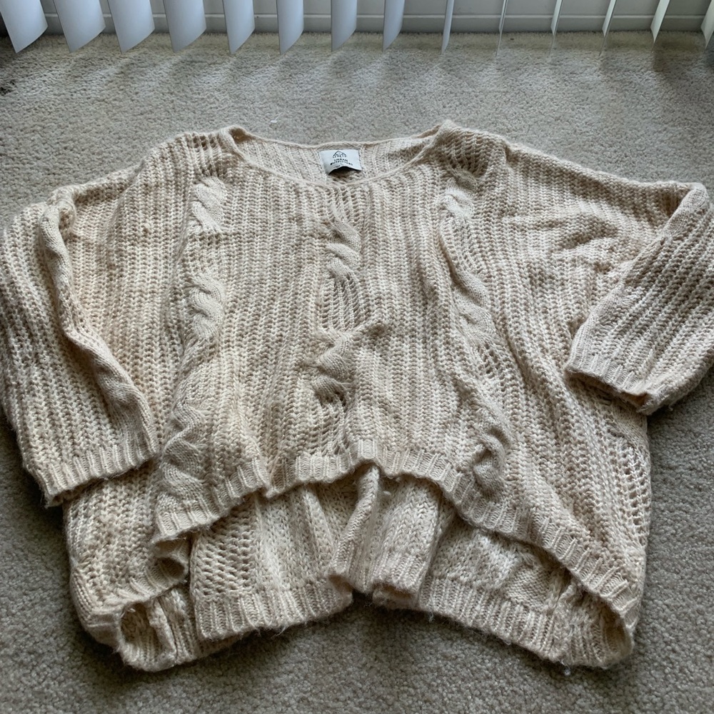 UNIF x UO cable knit sweater